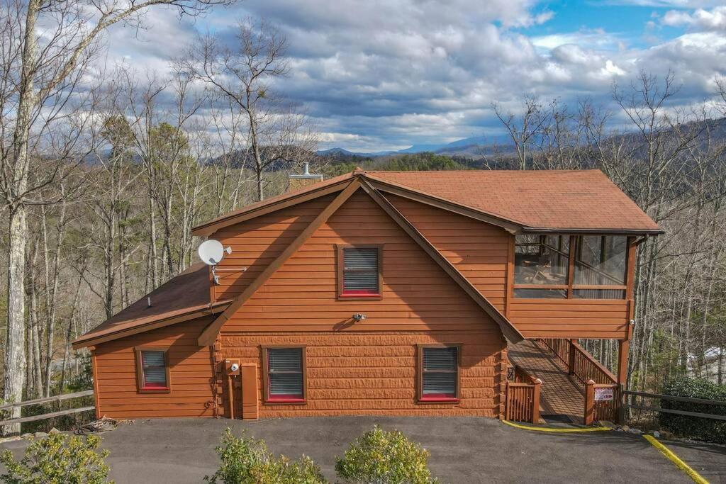Over The Mountain - Smoky Mountain View Cabin Sevierville Bagian luar foto