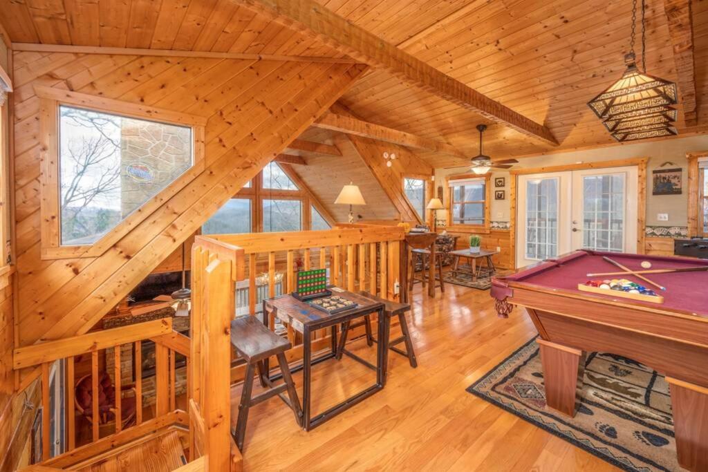 Over The Mountain - Smoky Mountain View Cabin Sevierville Bagian luar foto
