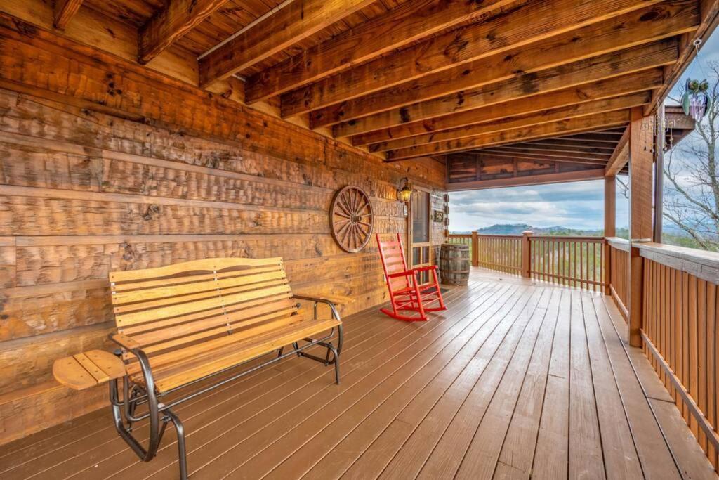 Over The Mountain - Smoky Mountain View Cabin Sevierville Bagian luar foto