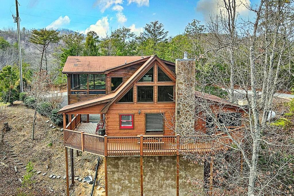 Over The Mountain - Smoky Mountain View Cabin Sevierville Bagian luar foto